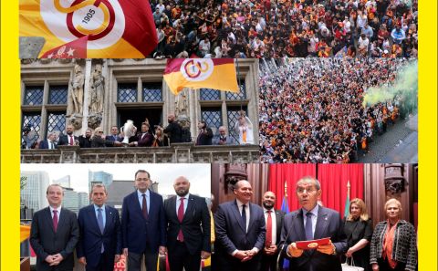 GALATASARAYLILAR AVRUPA’NIN KALBİNDE '26. SÜPER LİG ŞAMPİYONLUĞUNU' COŞKUYLA KUTLADILAR…
