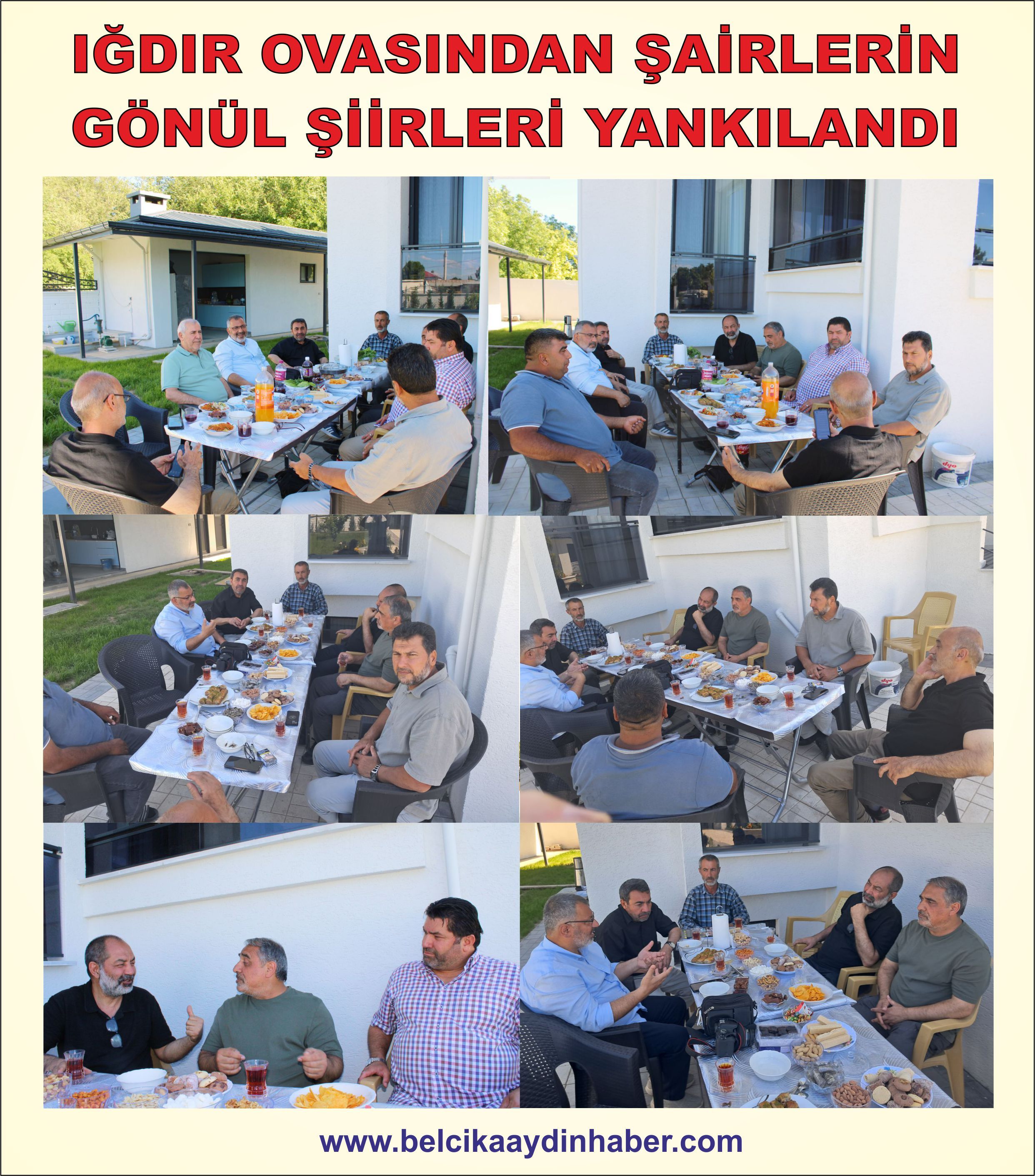 IĞDIR OVASINDAN ŞAİRLERİN GÖNÜL ŞİİRLERİ YANKILANDI