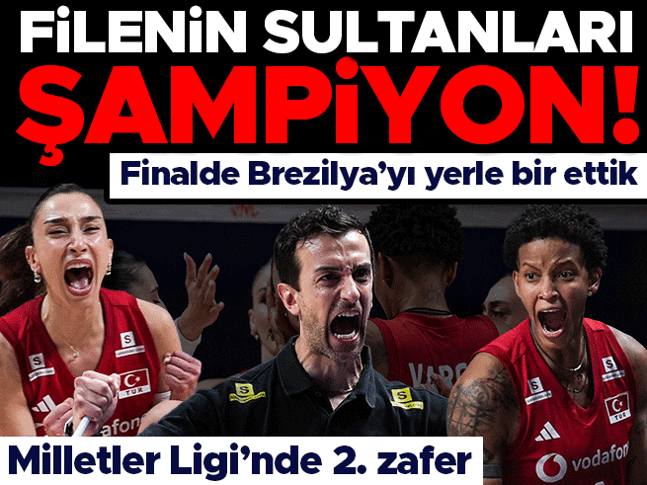 Filenin Sultanları, Brezilya'yı yenerek Milletler Ligi'nde şampiyon oldu!