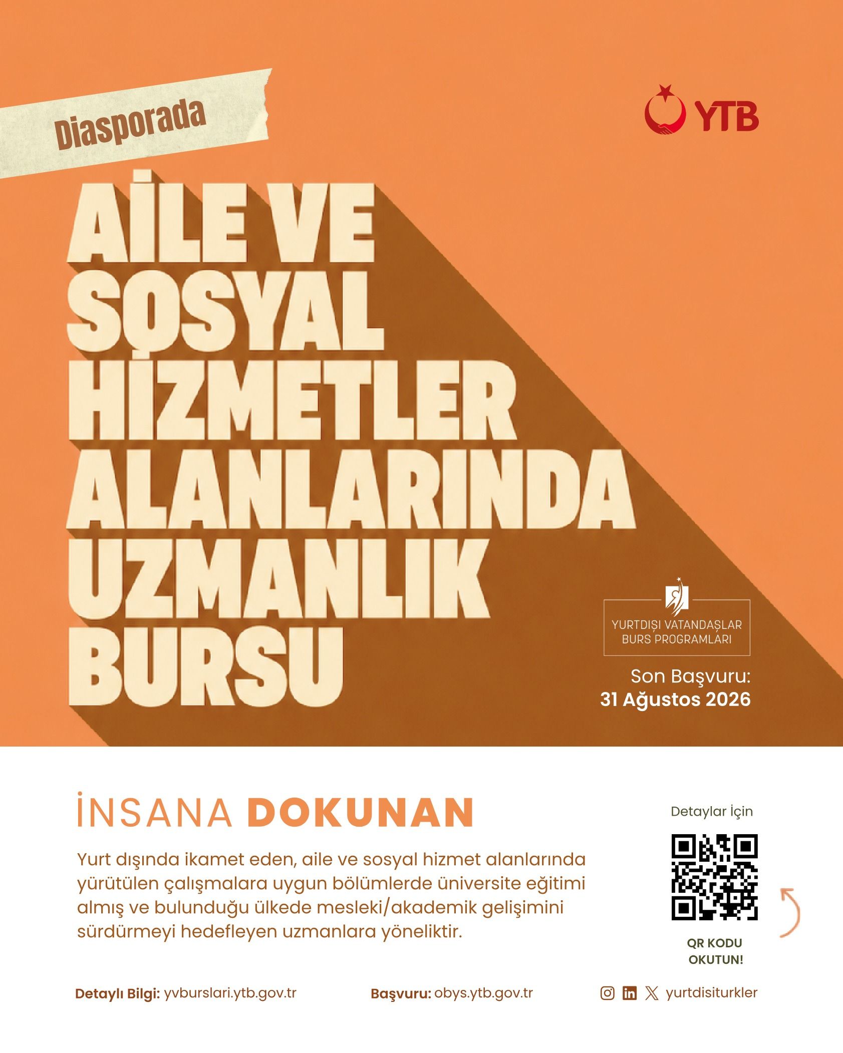 YTB, Yurt Dışındaki Vatandaşların Eğitim Yolculuğunu Burs Programlarıyla Destekliyor