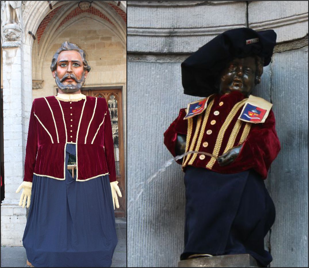 BELÇİKA’NIN MEŞHUR MASKOTU ‘MANNEKEN-PIS’ 1210. ELBİSESİNİ GÖRKEMLİ BİR TÖRENLE GİYDİ