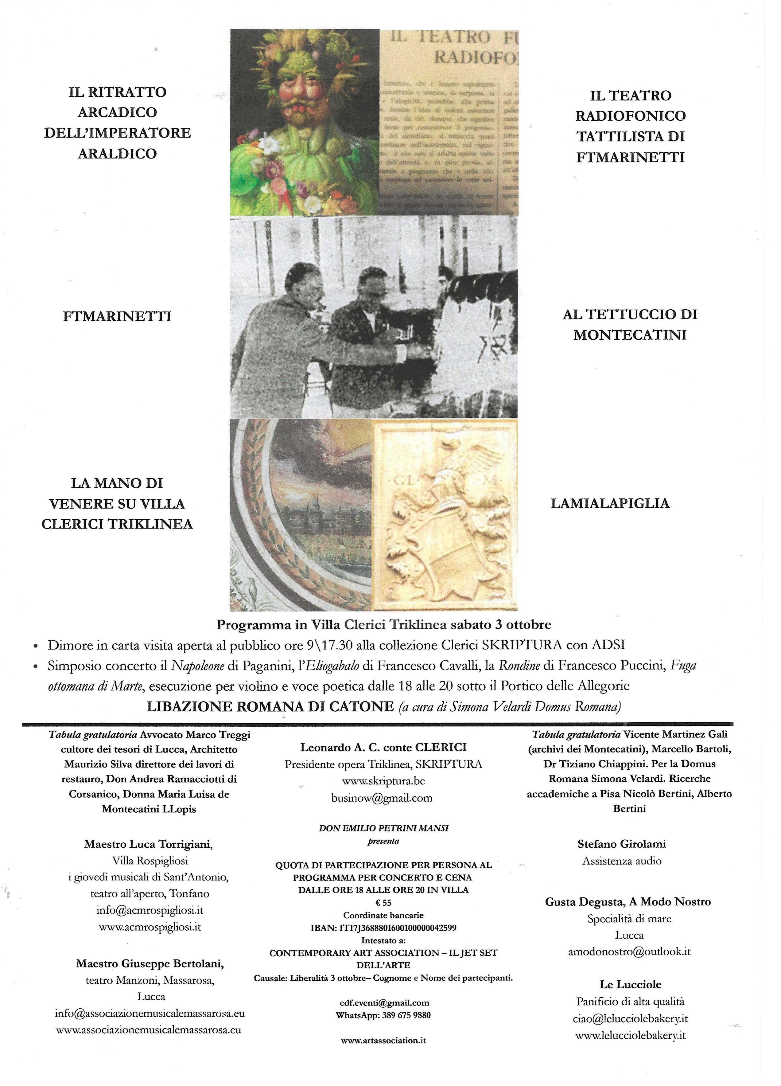 SKRIPTURA Vakfı Başkanı  İtalyan Leonardo Alaedin Caesar Clerici’nin sunduğu ‘Lucca'daki Meryem'in Hizmetkarları Kilisesi ve Oratoryosu' Özel açılışı 4 Ekim Pazar gerçekleştirildi.