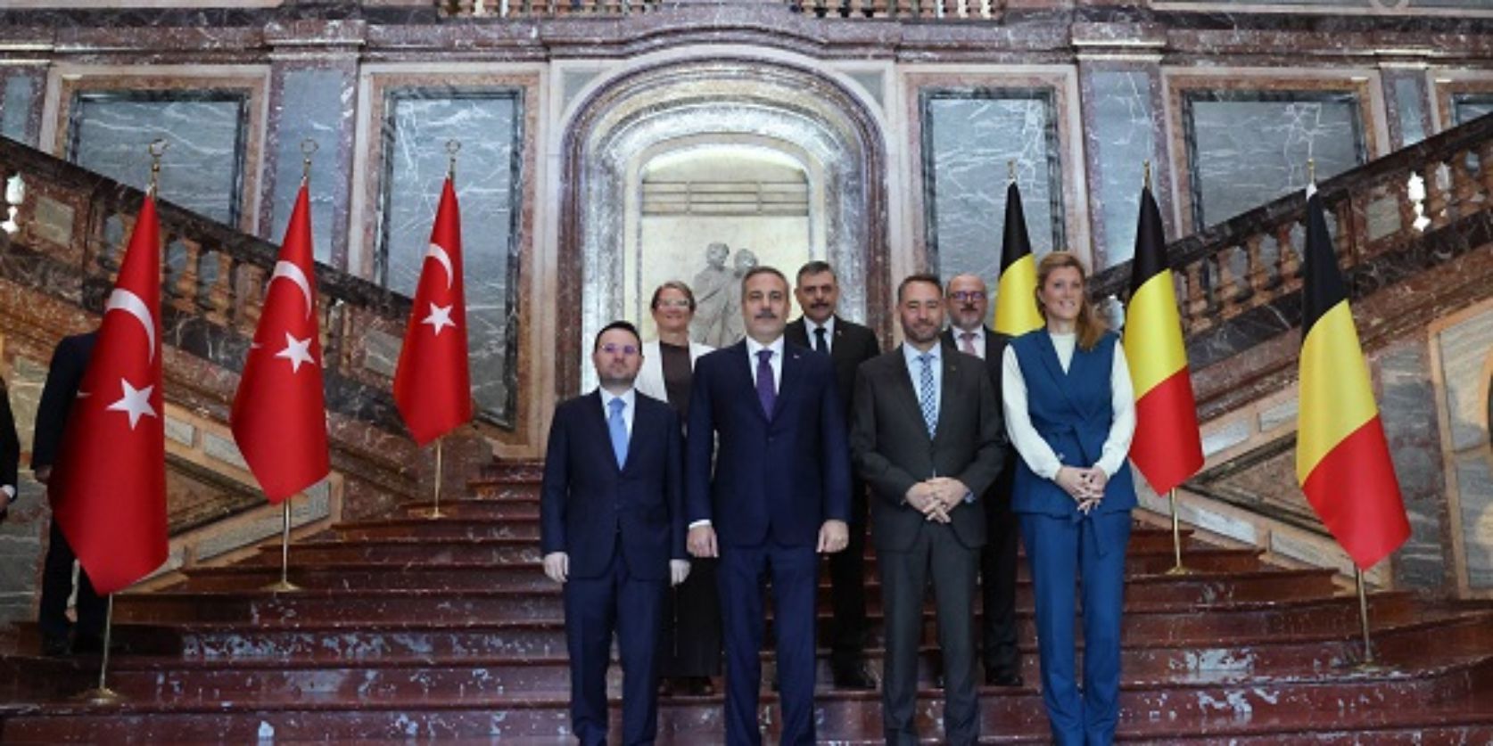 Bakanlar Fidan, Gürlek ve Çiftçi, Türkiye-Belçika üçlü bakanlar toplantısına katıldı