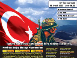 Mehmetçik Vakfı kurban fiyatlarını açıkladı