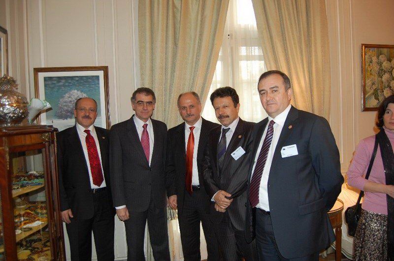 BÜYÜKELÇİ  TANLAY MİLLETVEKİLLERİNE RESEPSİYON VERDİ