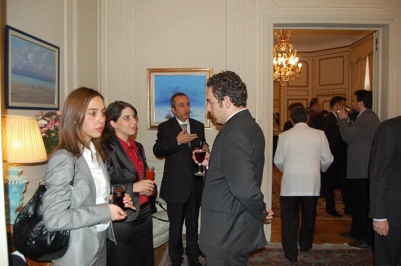 BÜYÜKELÇİ  TANLAY MİLLETVEKİLLERİNE RESEPSİYON VERDİ