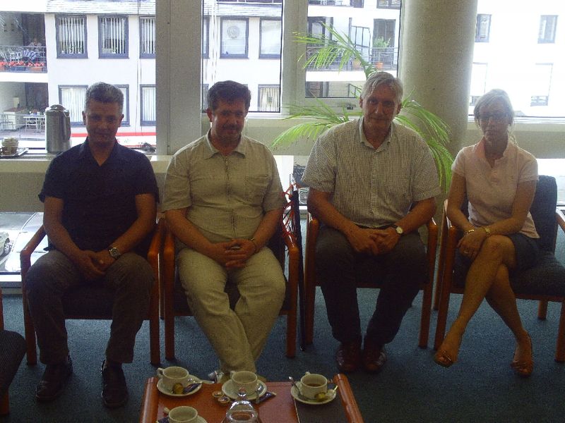 DIEST BELEDIYE BAŞKANINA VEDA ZİYARETİ
