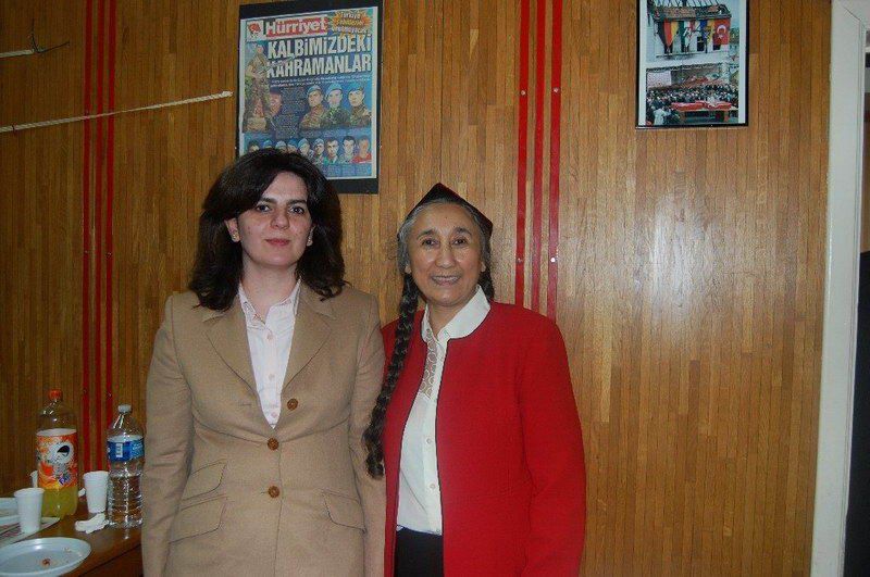 Uygur Türkleri lideri Rabia Kader Brüksel'de