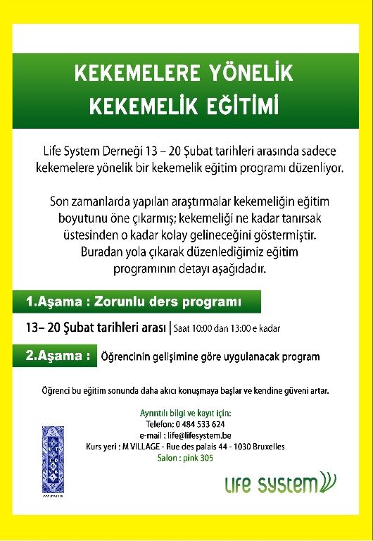 KEKEMELİK EĞİTİMİ