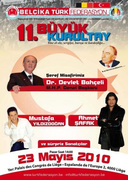 BAHÇELİ BELÇİKA'DA KURULTAYA KATILACAK
