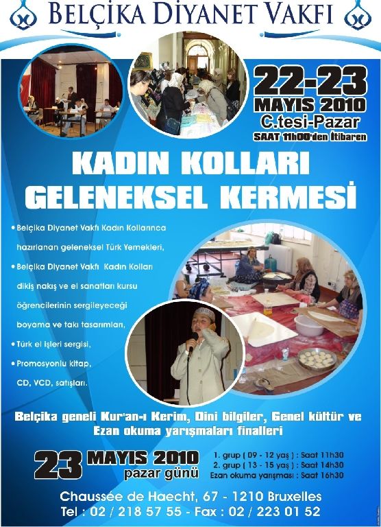DİYANET'TEN İKİ ETKİNLİK:  KERMES VE GENÇLİK ŞÖLENİ DÜZENLİYOR