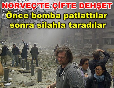 Norveç'te başbakanlık binasında patlama 