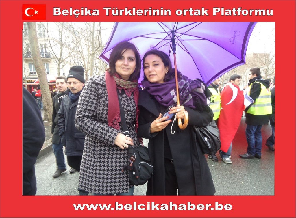 BELÇİKALI TÜRKLERDE PARİSTEKİ PROTESTODAYDI