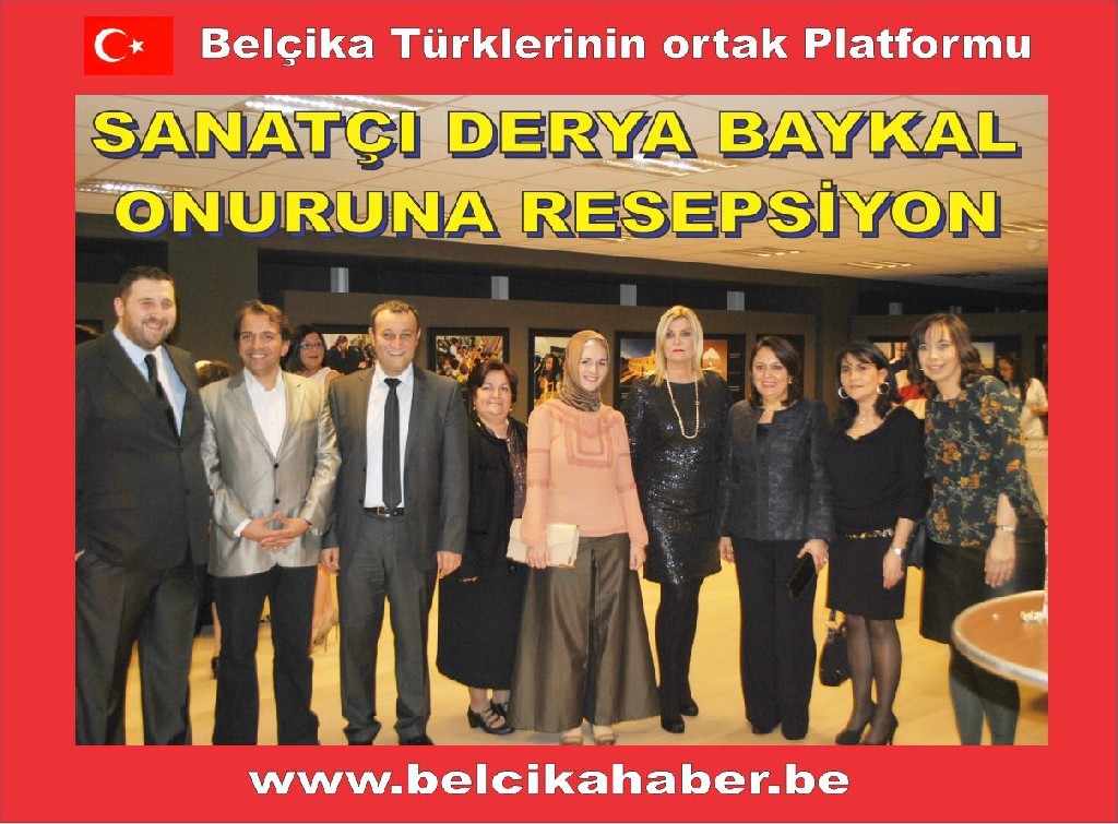 SANATÇI DERYA BAYKAL ONURUNA BİR RESEPSİYON VERDİLER