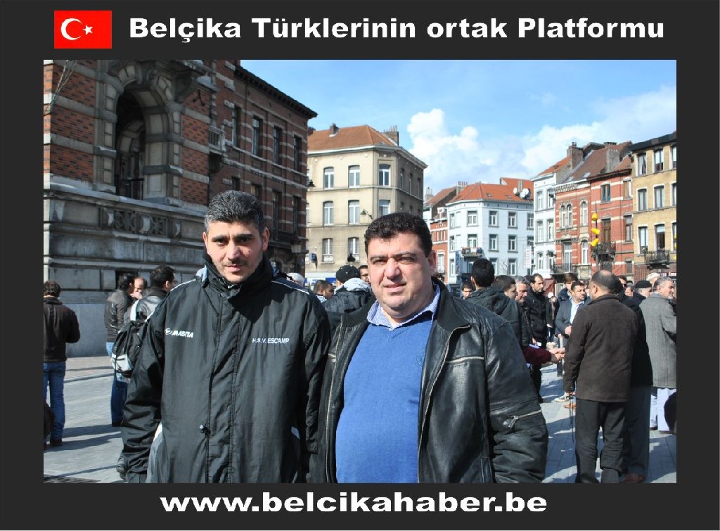 ŞEHİT EDİLEN ŞEYH ABDULLAH'A YÖNELİK SALDIRIYI BRÜKSEL'DE BİNLERCE KİŞİ  KINADI