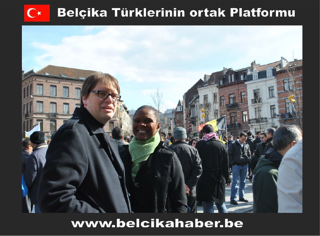 ŞEHİT EDİLEN ŞEYH ABDULLAH'A YÖNELİK SALDIRIYI BRÜKSEL'DE BİNLERCE KİŞİ  KINADI