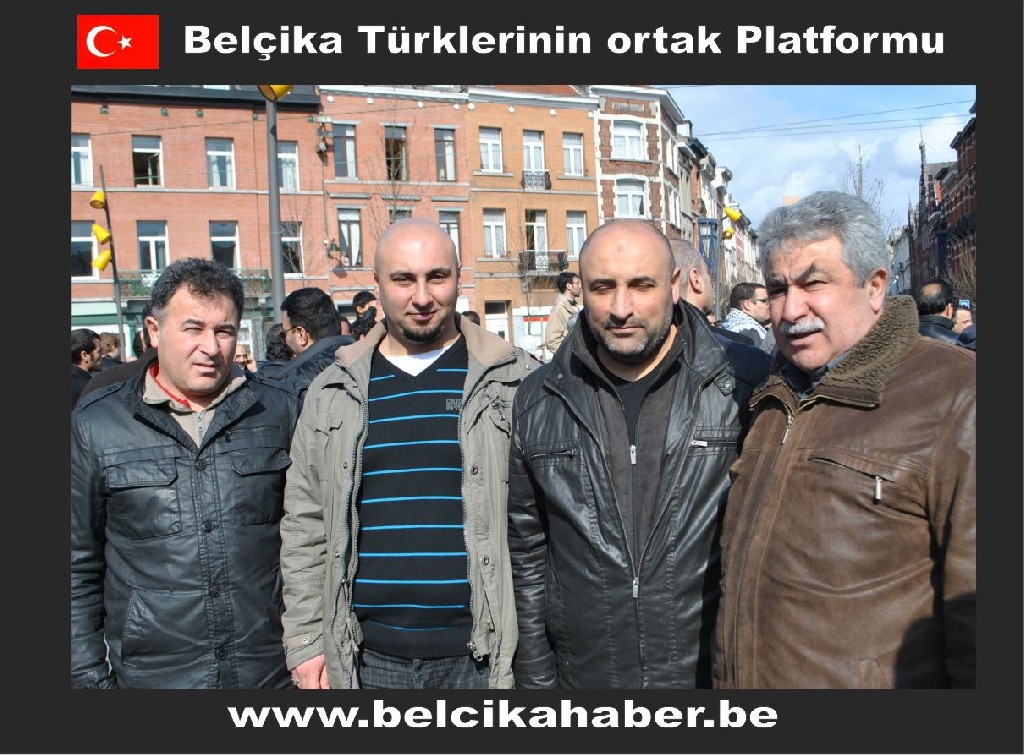 ŞEHİT EDİLEN ŞEYH ABDULLAH'A YÖNELİK SALDIRIYI BRÜKSEL'DE BİNLERCE KİŞİ  KINADI