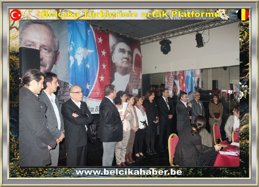 CHP BELÇİKA BİRLİĞİ  KURULTAYI SONUÇLANDI ZEHRA ERYÖRÜK BAŞKAN SEÇİLDİ
