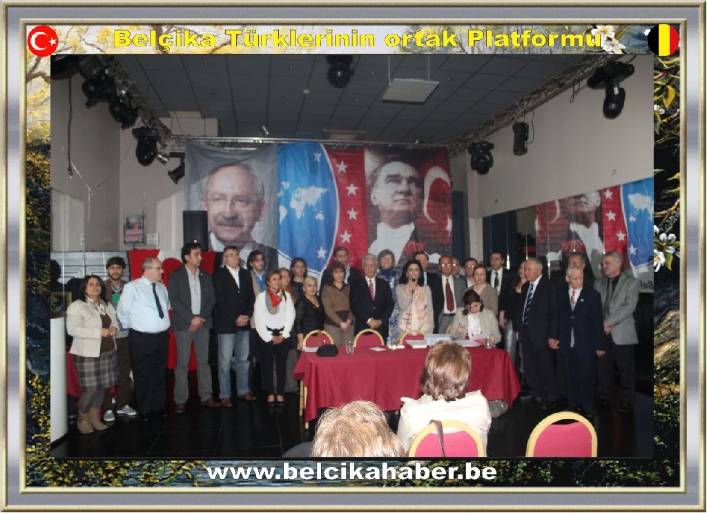 CHP BELÇİKA BİRLİĞİ  KURULTAYI SONUÇLANDI ZEHRA ERYÖRÜK BAŞKAN SEÇİLDİ