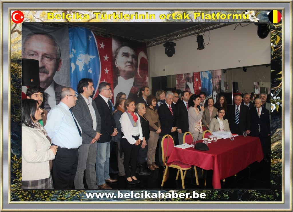 CHP BELÇİKA BİRLİĞİ  KURULTAYI SONUÇLANDI ZEHRA ERYÖRÜK BAŞKAN SEÇİLDİ