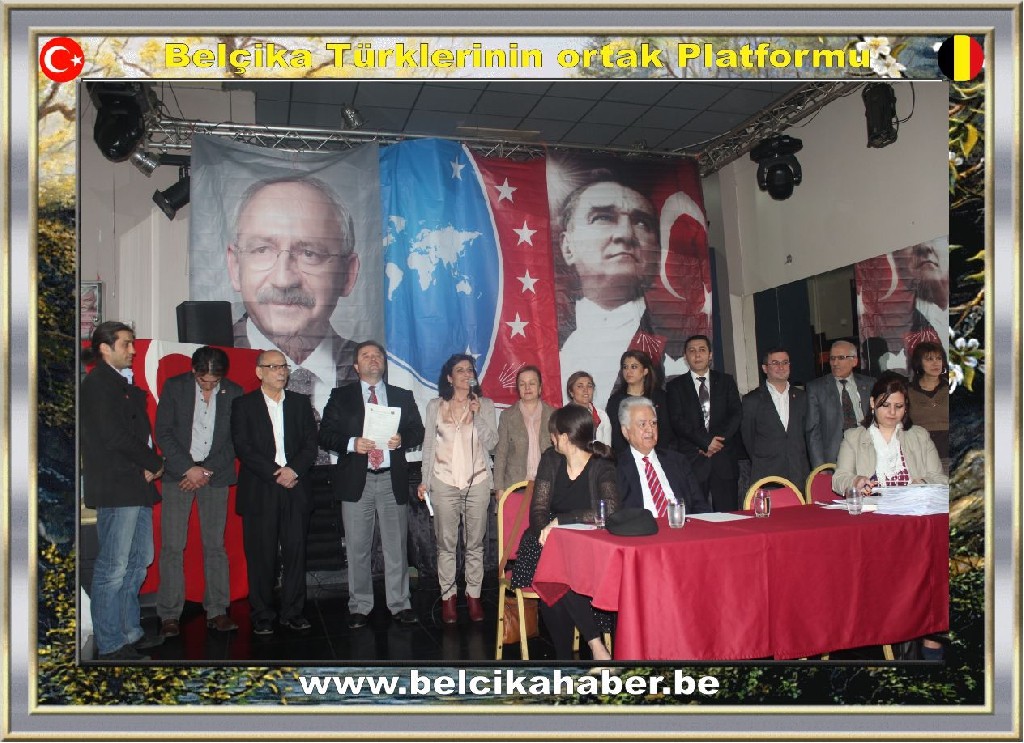CHP BELÇİKA BİRLİĞİ  KURULTAYI SONUÇLANDI ZEHRA ERYÖRÜK BAŞKAN SEÇİLDİ