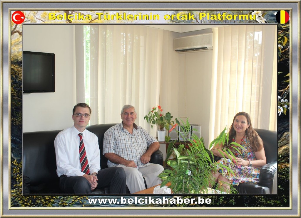 BELÇİKA HABER BE'DEN BÜYÜKELÇİ DENİZ ÇAKAR'A ZİYARET