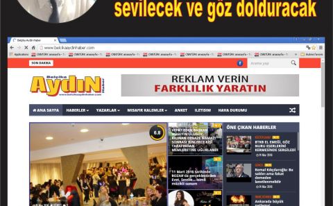 BELÇİKA AYDIN HABER SANAL SİTESİ YENİLENDİ