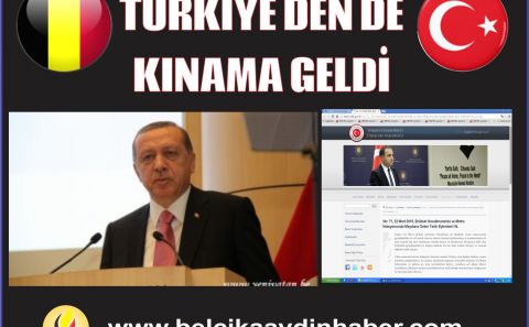 CUMHURBAŞKANI ERDOĞAN â€œTÜRKİYE BU ZOR GÜNÜNDE BELÇİKAâ€™NIN YANINDADIRâ€