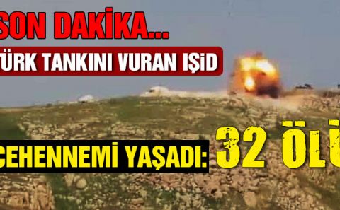 Türk tankını vuran IŞİDâ€™lilerin bulunduğu bina havaya uçuruldu!