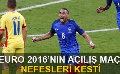 İLK GALİBİYET EV SAHİBİ FRANSA'NIN OLDU FRANSA 2 - ROMANYA 1