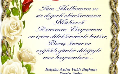 RAMAZAN BAYRAMINIZ MÜBAREK OLSUN