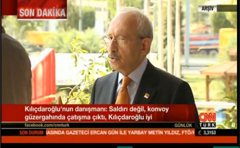 Son dakika haberleri… Artvinâ€™de Kılıçdaroğlu'nunda içinde bulunduğd CHP konvoyuna saldırı