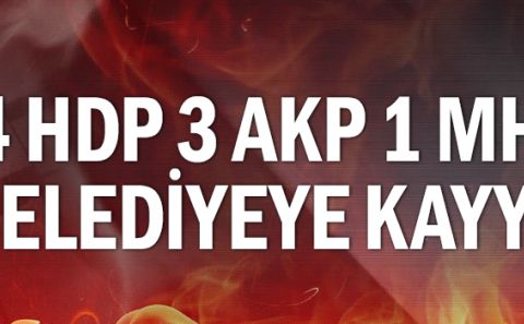 24 HDP 3 AKP 1 MHP'li belediyeye kayyum