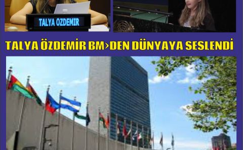 BM'de konuşan Türk kızı Talya alkış yağmuruna tutuldu