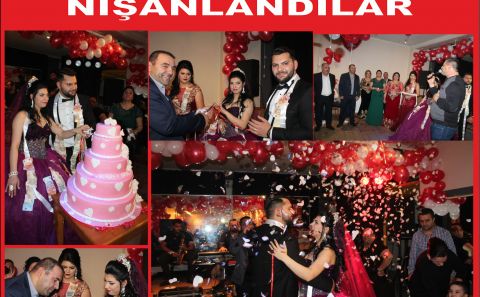NERGİS İLE AKSEL NİŞANLANMANIN SEVİNCİNİ YAŞADILAR