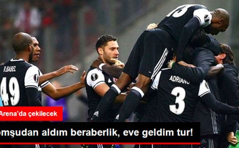 Avrupa Ligi'nde Beşiktaş Deplasmanda Olympiakos ile 1-1 Berabere Kaldı