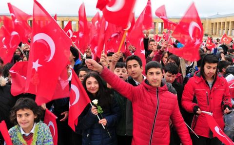Anıtkabirâ€™de 23 Nisan coşkusu
