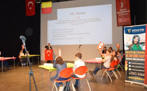 5.TÜRKİYE BİLGİ YARIŞMASIâ€™NIN FİNALİ BRÜKSEL'DE YAPILDI