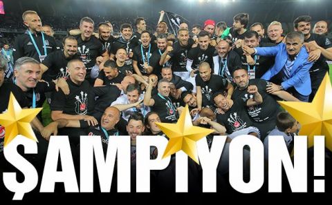 Süper Ligâ€™de şampiyon Beşiktaş!