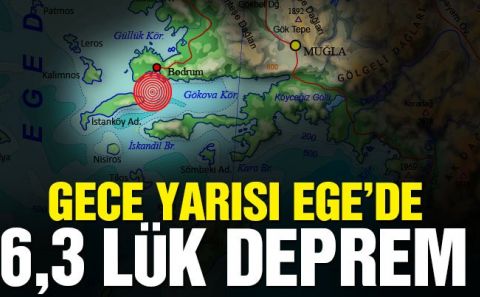 Son dakika… Egeâ€™de 6,3â€™lük korkutan deprem