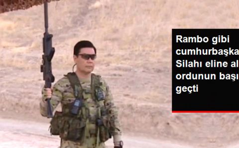 Rambo Gibi Cumhurbaşkanı! Silahı Eline Alıp Ordunun Başına Geçti