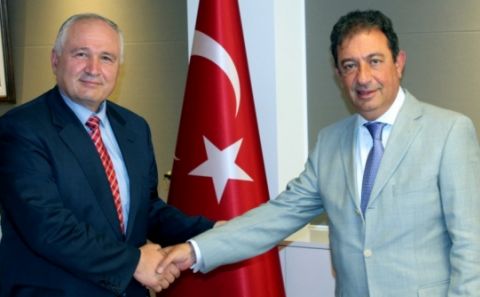 BTMB BAŞKANI DÖNMEZÂ´DEN BÜYÜKELÇİ OLCAYÂ´A ZİYARET