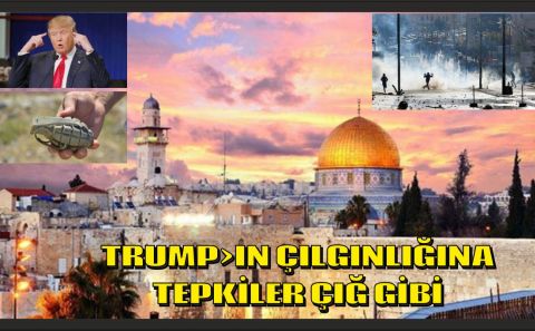 TRUMP İSRAİL AŞKINA ORTADOĞU VE DÜNYA'YI KARIŞTRDI. FİLİSTİN HALKI AYAKLANDI...