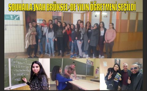 SOUHAILA JNAH BRÜKSEL'DE YILIN ÖĞRETMENİ SEÇİLDİ