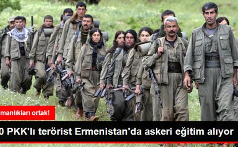 750 PKK'lı Ermenistan'da Askeri Eğitim Alıyor