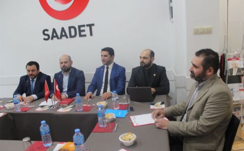 BELÇİKA SAADET PARTİSİ BASIN TOPLANTISI DÜZENLEDİ