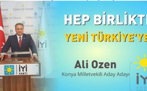 â€˜BELÇİKA İYİ PARTİ GÖNÜLLER HAREKETİâ€™NİN BAŞINA ALİ ÖZEN GETİRİLDİ.  