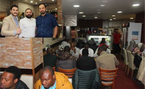 Belçika Saadet Gençlik, Bilali Habeşiâ€™nin torunlarına iftar yemeği verdi