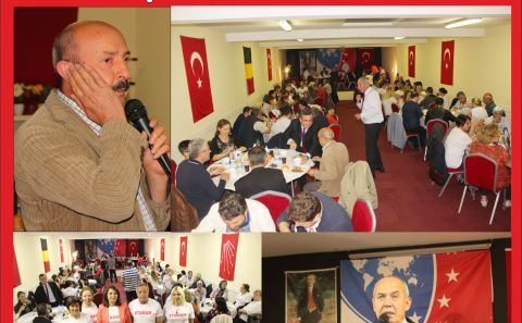 â€˜CHP BELÇİKA BİRLİĞİâ€™ İFTAR VERDİ