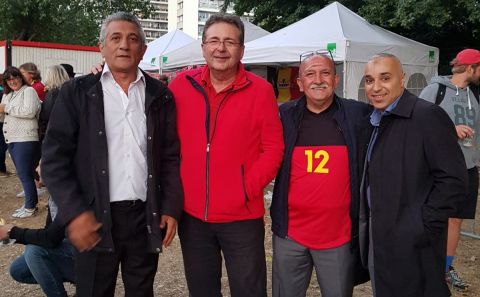 BRÜKSEL BAŞBAKANI VE EVERE BELEDİYE BAŞKANI RUDİ VERVOORT FRANSA BELÇİKA MAÇIâ€™NI EVERLİâ€™LERLE BİRLİKTE İZLEDİ